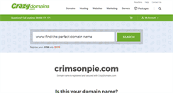Desktop Screenshot of crimsonpie.com