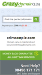 Mobile Screenshot of crimsonpie.com